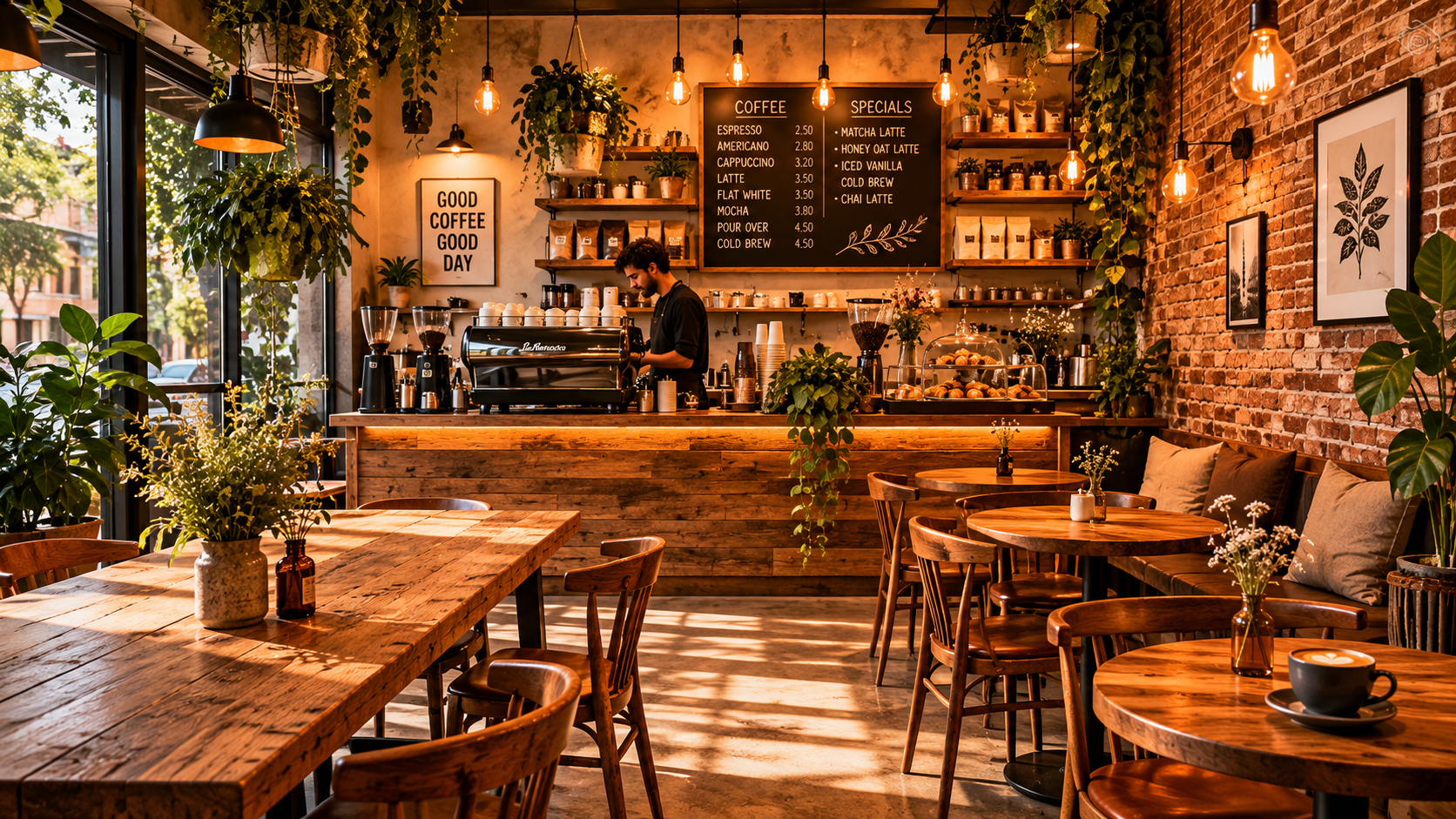 Interior Brew & Bean